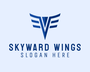 Pilot Wings Letter V logo