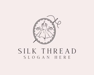 Elegant Dressmaker Needle logo design