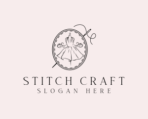 Elegant Dressmaker Needle logo