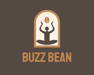 Yoga Coffee Arch logo design