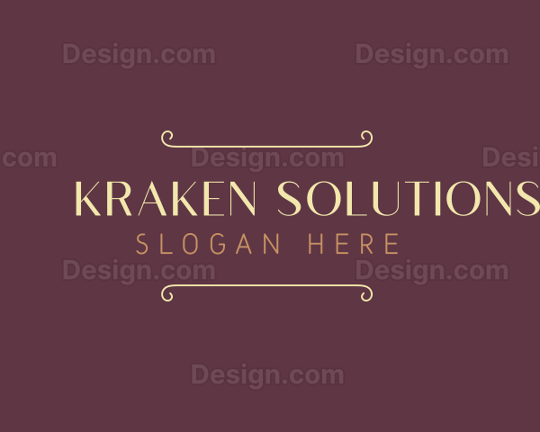 Elegant Fashion Wordmark Logo