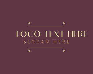 Elegant Fashion Wordmark logo