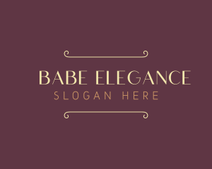 Elegant Fashion Wordmark logo design