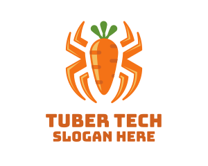 Orange Carrot Spider logo