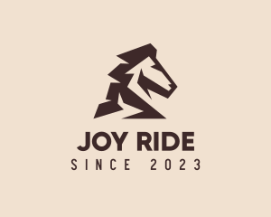 Horse Equestrian Stallion logo design