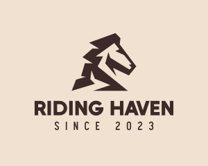 Horse Equestrian Stallion logo design