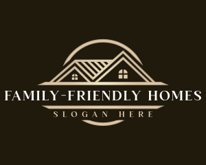 Roofing Realty Residence logo design