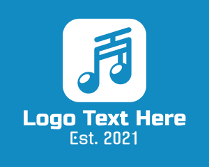 Album - Musical Note App logo design