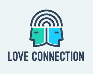 Human Head Connection logo design