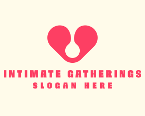 Pink Lovely Heart  logo