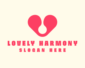 Pink Lovely Heart  logo