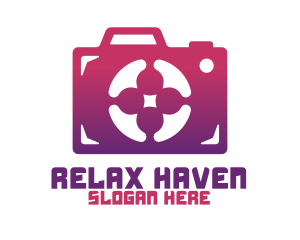 Gradient Camera Shutter Logo