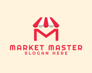 Market Mart Letter M logo design