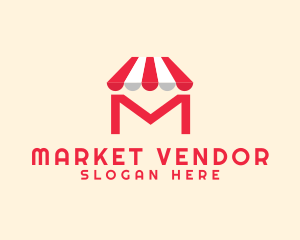 Market Mart Letter M logo design