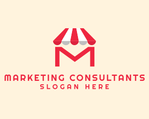 Market Mart Letter M logo design