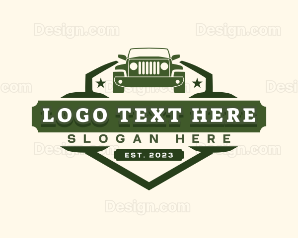 Military Jeep Car Logo