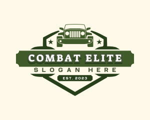 Military Jeep Car logo