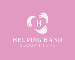 Hand Heart Daycare logo design