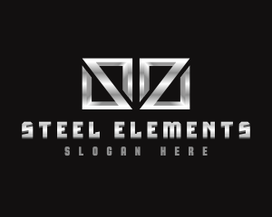 Metal Industrial Letter S logo