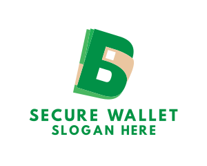 Wallet Letter B logo