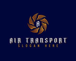 Elegant Aviation Wings logo design