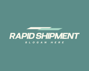 Shipment Business Wordmark logo design