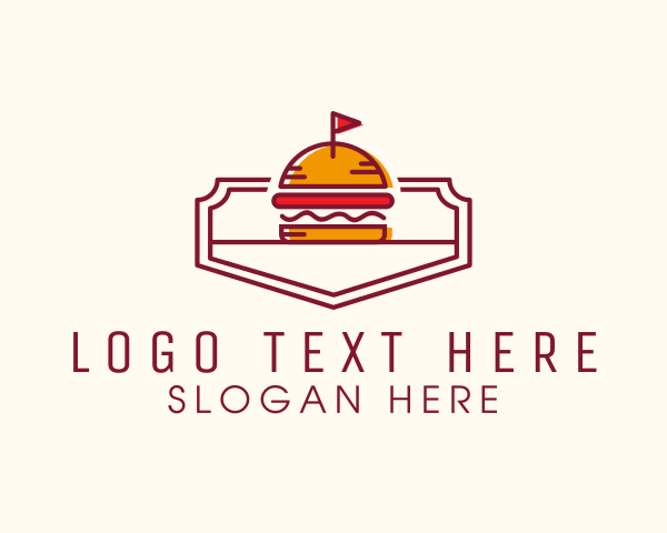 Hamburger logo example 3