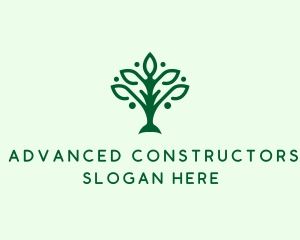 Natural Tree Plant logo design