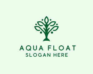 Natural Tree Plant logo design