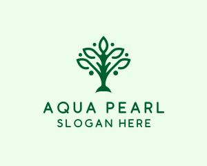 Natural Tree Plant logo design