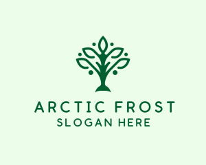 Natural Tree Plant logo design