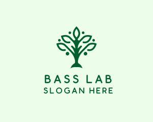 Natural Tree Plant logo design