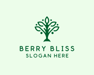 Natural Tree Plant logo design