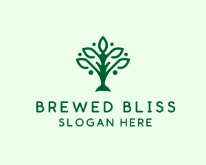 Natural Tree Plant logo design