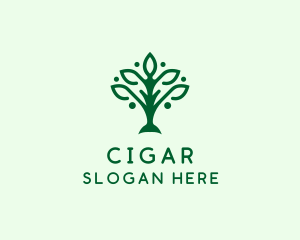 Natural Tree Plant logo design