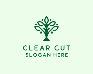 Natural Tree Plant logo design