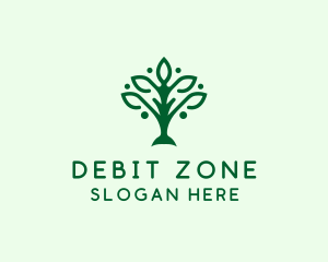 Natural Tree Plant logo design