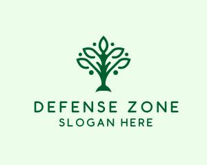 Natural Tree Plant logo design