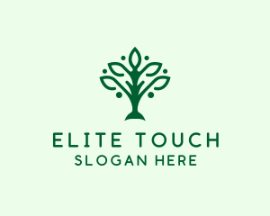 Natural Tree Plant logo design