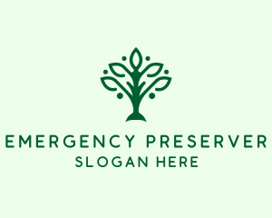 Natural Tree Plant logo design