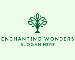 Natural Tree Plant logo design