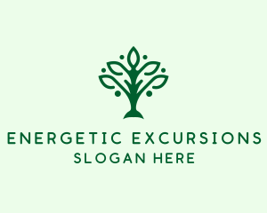 Natural Tree Plant logo design