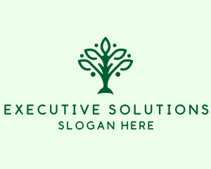 Natural Tree Plant logo design