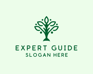 Natural Tree Plant logo design