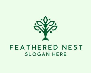 Natural Tree Plant logo design