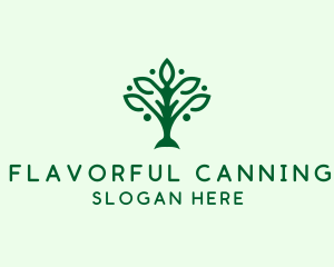 Natural Tree Plant logo design