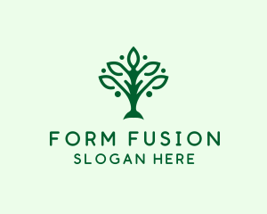 Natural Tree Plant logo design