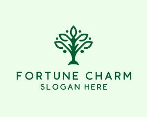 Natural Tree Plant logo design