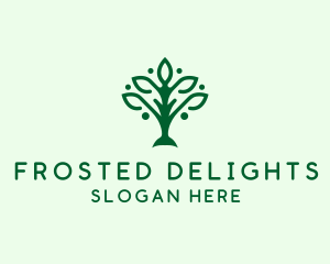 Natural Tree Plant logo design