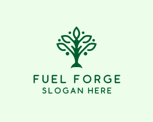 Natural Tree Plant logo design